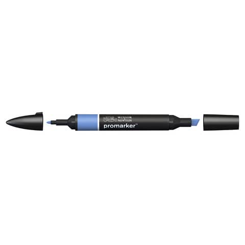 Pennarelli Winsor&Newton Promarker doppia punta fine-larga - blu china B736 - 0203198